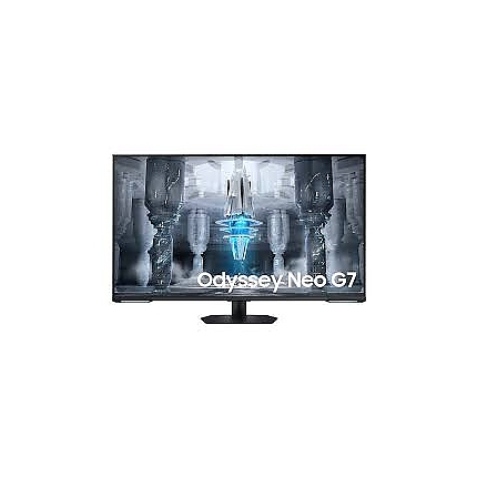 Монитор Samsung Odyssey Neo G7 LS43CG700NUXEN, 43" VA 3840x2160 UHD 16:9 144Hz, 1ms, 400cd/m2, 4250:1, 178/178, DisplayPort, 2x HDMI, USB Hub, Wi-Fi, Bluetooth, LAN, Speakers, 2Y